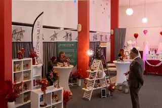 Wedding Emotions Prüm 2026 – Brautmode und Dekoration am Messestand